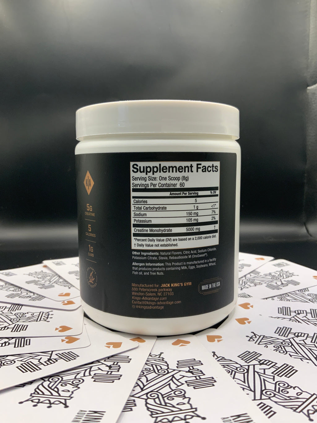 The King's Creatine Hydration Regal Rose’ Lemonade
